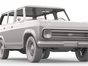 Chevrolet veraneio 1977 Modelo 3D