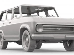 Chevrolet veraneio 1977 3D Model