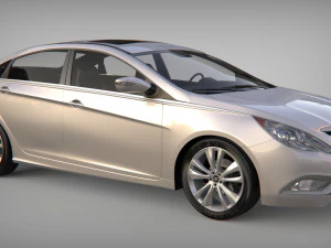 Hyundai Sonata 2013 Model 3D