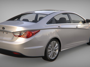 Hyundai sonata 2013 3Dモデル