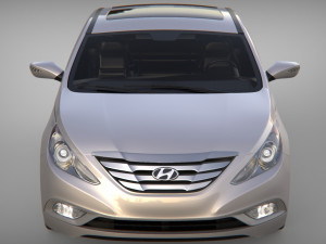 Hyundai sonata 2013 3Dモデル