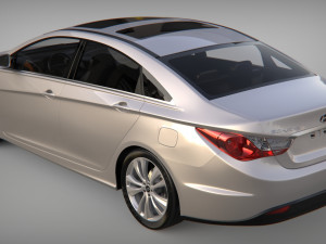 Hyundai sonata 2013 3Dモデル