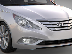 Hyundai sonata 2013 3Dモデル