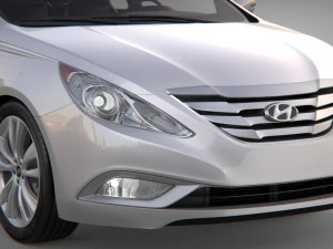 Hyundai sonata 2013 3D Model