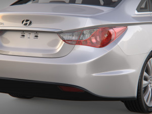 Hyundai sonata 2013 3Dモデル