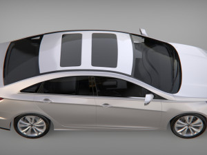 Hyundai sonata 2013 3Dモデル
