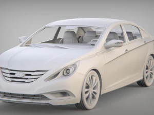 Hyundai sonata 2013 3D Model
