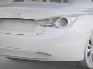 Hyundai sonata 2013 3D Model