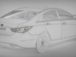 Hyundai sonata 2013 3Dモデル