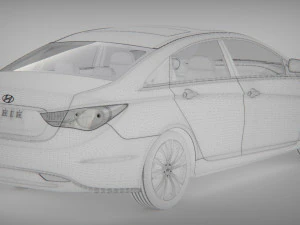 Hyundai sonata 2013 3D Model