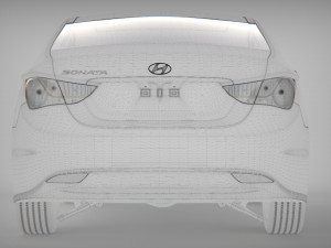 Hyundai sonata 2013 3Dモデル