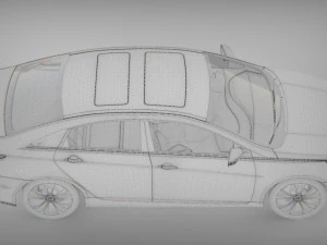Hyundai sonata 2013 3D Model