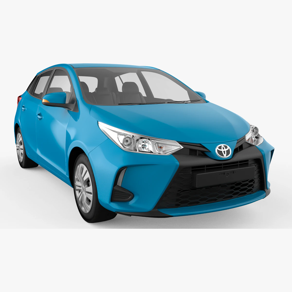Toyota Yaris 2023 3D Model .c4d .max .obj .3ds .fbx .stl .blend
