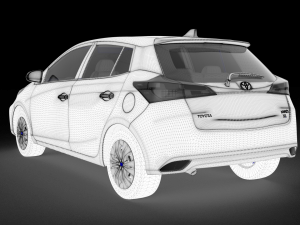Toyota Yaris 2023 Model 3D