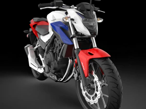 Honda CB 500F 2017 3D Model