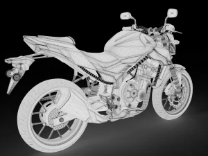 Honda CB 500F 2017 3D Model