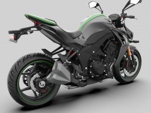 Kawasaki z1000 2015 Model 3D
