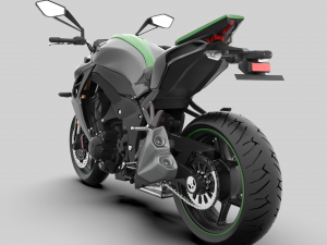 Kawasaki z1000 2015 Model 3D