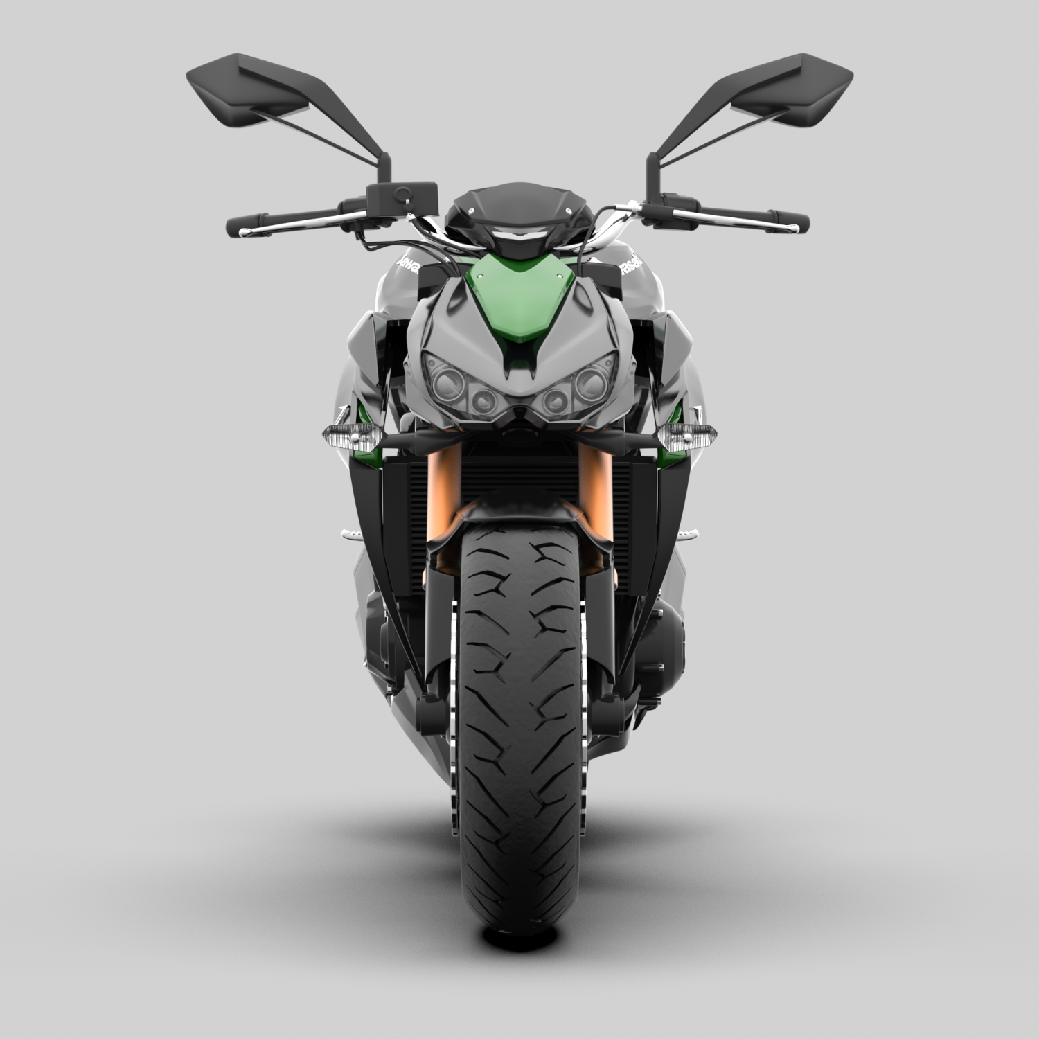 Kawasaki z1000 2015 3D Model in Motorcycle 3DExport