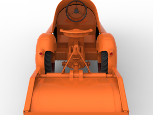 Tractor Allgaier 1954 3D मॉडल