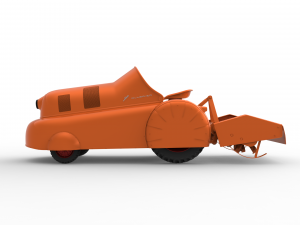 Tractor Allgaier 1954 3D मॉडल