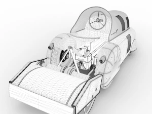 Tractor Allgaier 1954 3D Model