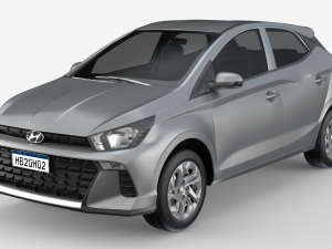 Hyundai hb20 2024 Sense 3D Model