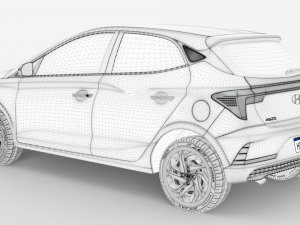 Hyundai hb20 2024 Sense 3D Model