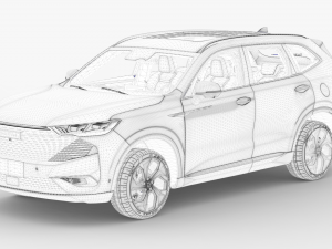 GWM HAVAL H6 2023 Modèle 3D
