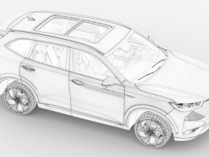 GWM HAVAL H6 2023 Modèle 3D