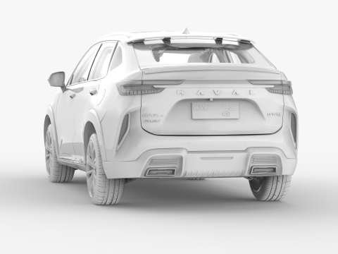 GWM HAVAL H6 GT 2023 3D Модель