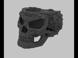 Rack de caveira imprim&iacute;vel em 3D Modelo de Impressão 3D