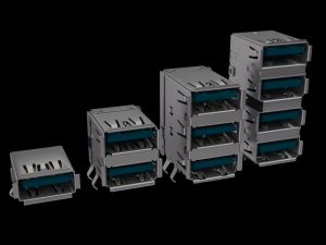High Detail USB 3 0 JACK PACK 3D 모델