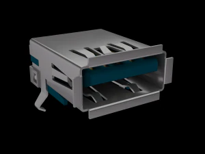 High Detail USB 3 0 JACK PACK 3D Model
