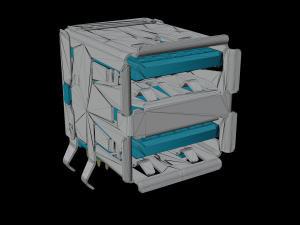 High Detail USB 3 0 JACK PACK Modello 3D