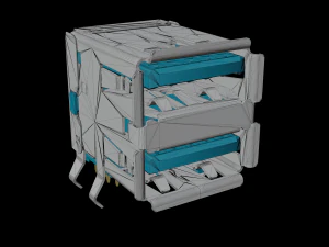 High Detail USB 3 0 JACK PACK 3D Model