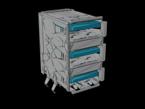High Detail USB 3 0 JACK PACK Modello 3D
