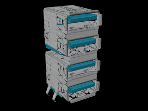 High Detail USB 3 0 JACK PACK Modello 3D
