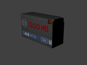 battery 3D 모델