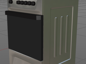 gas stove 3D Model