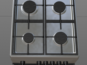 gas stove 3D Model