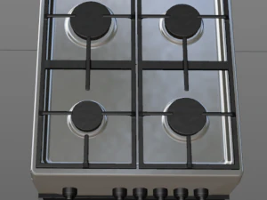 Gasherd 3D Modell