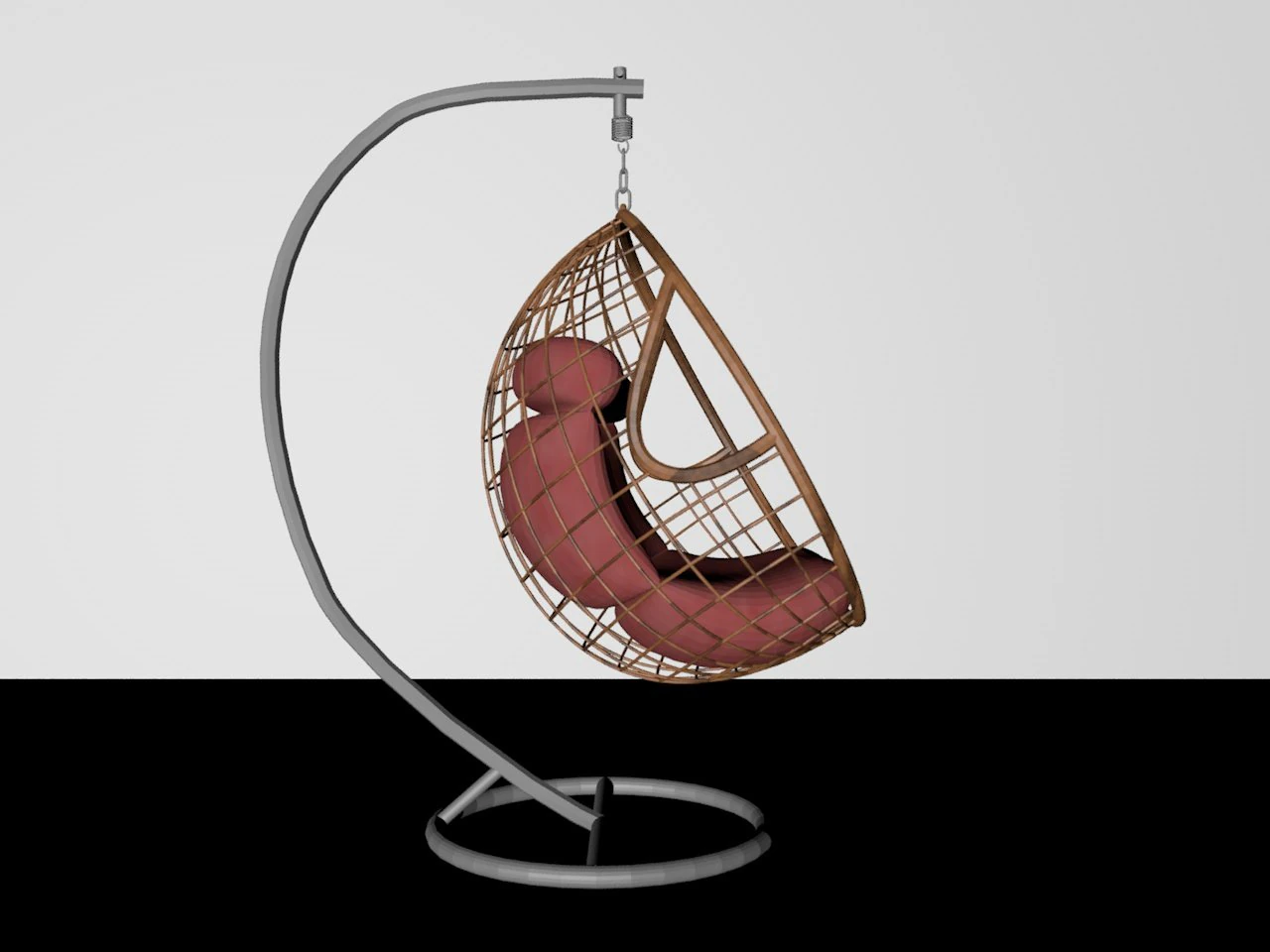 pendant chair 3D Model .c4d .max .obj .3ds .fbx .stl .blend 