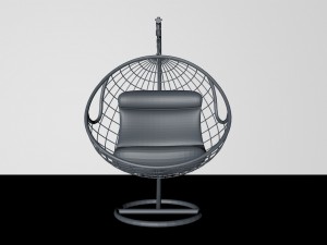 pendant chair 3D मॉडल