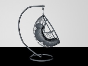 pendant chair 3D मॉडल