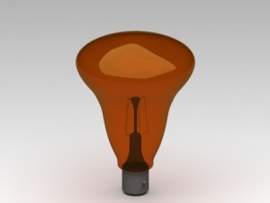 incandescent light bulb 3D 模型