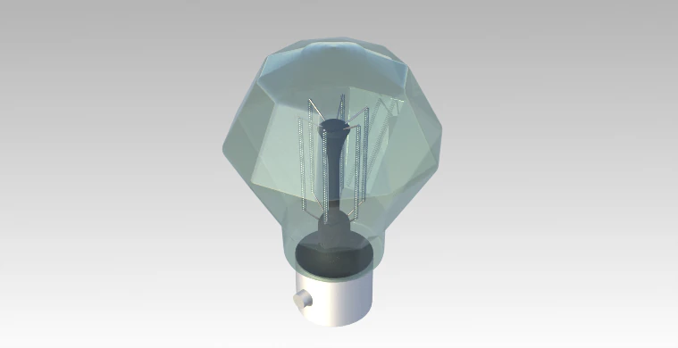 old incandescent light bulb 3D Model .c4d .max .obj .3ds .fbx .stl .blend 
