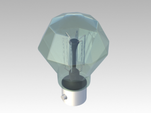 old incandescent light bulb 3Dモデル
