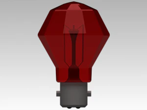 old incandescent light bulb 3D Model