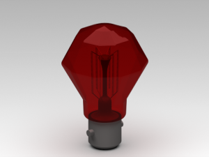 old incandescent light bulb Model 3D